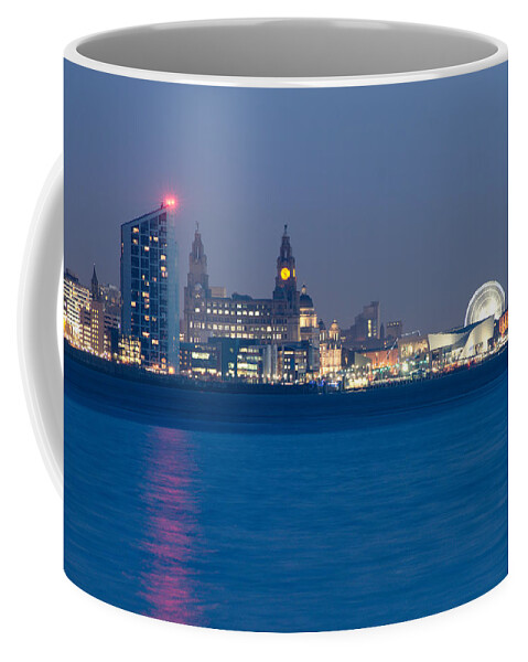 3 Graces Coffee Mug featuring the photograph Liverpool Waterfront by Spikey Mouse Photography