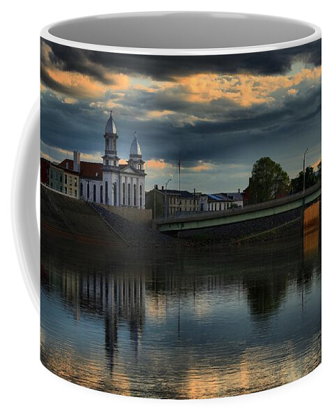 Lock Haven Court House Coffee Mug featuring the photograph Lock Haven Pennsylvania Court House by Adam Jewell