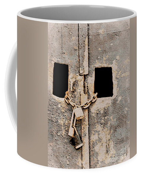 Doors Coffee Mug featuring the photograph Locked Out by Jacklyn Duryea Fraizer