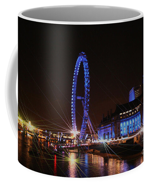 London Coffee Mug featuring the photograph London At Night #4 by Doc Braham