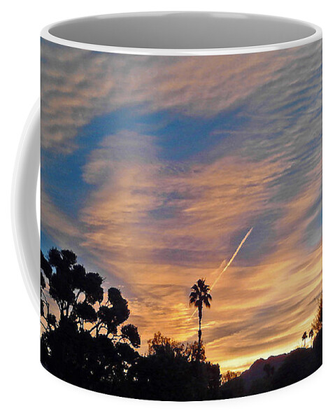 Morning Sky Coffee Mug featuring the photograph Lone Sentry Morning Sky by Jay Milo