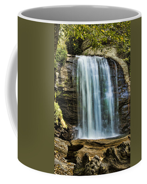Looking Glass Falls Coffee Mug featuring the photograph Looking Gass II by Steven Richardson