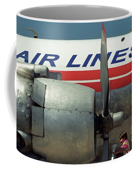 Airplane Coffee Mug featuring the photograph Lookit, It's A Radial by James B Toy