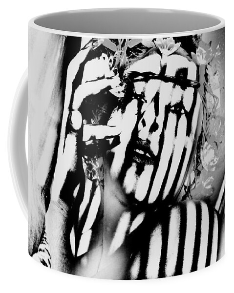 Stripes Coffee Mug featuring the photograph Lotus Lights by Jessica S