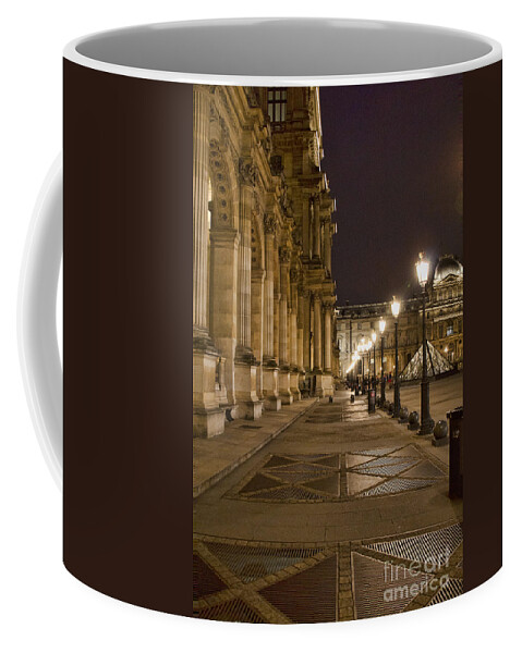 Europe Coffee Mug featuring the photograph Louvre Courtyard by Crystal Nederman