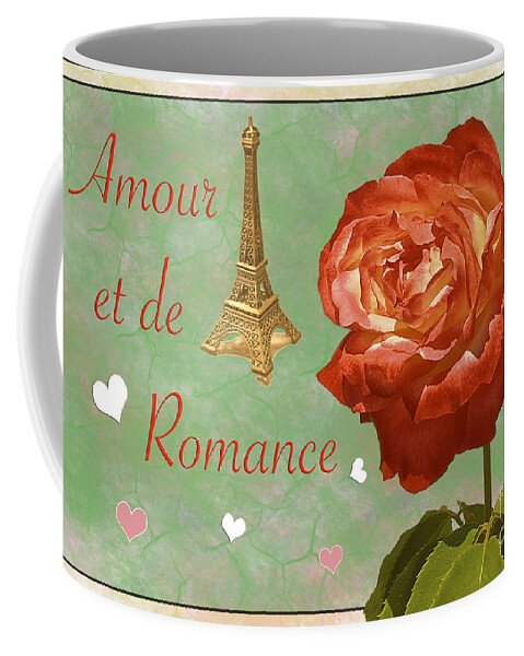 Claudia's Art Dream Coffee Mug featuring the photograph Love and Romance by Claudia Ellis