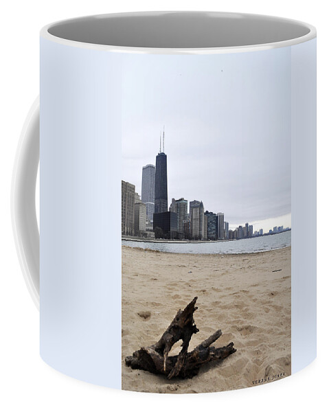 Chicago Coffee Mug featuring the photograph Love Chicago by Verana Stark