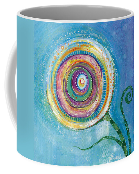 Hope Coffee Mug featuring the painting Love Is All You Need by Tanielle Childers