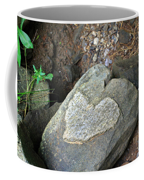 Rocks Coffee Mug featuring the photograph Love on the Rocks by Jennifer Robin