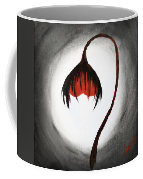 Painting Coffee Mug featuring the painting Love Story - IIl The End by Marianna Mills