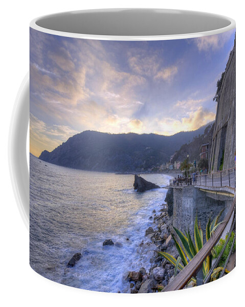 Europe Coffee Mug featuring the photograph Lovers in Monterosso by Matt Swinden