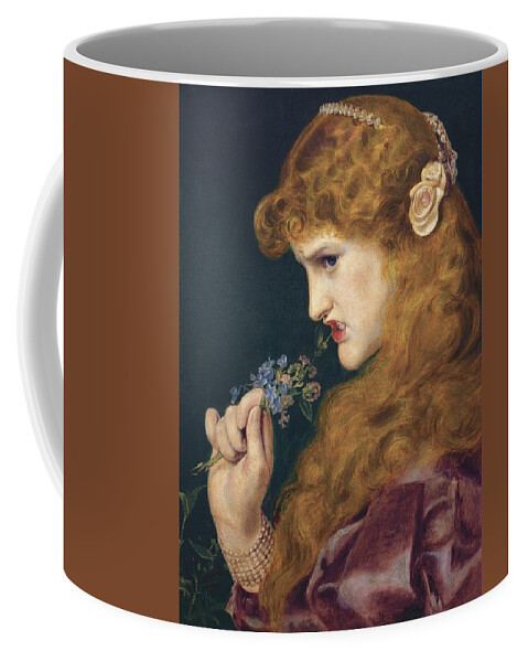 Frederick Sandys Coffee Mug featuring the painting Loves Shadow by Frederick Sandys