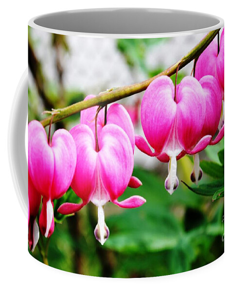 Flowers Coffee Mug featuring the photograph Loving Hearts by Judy Palkimas