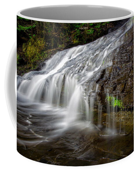 Bush Coffee Mug featuring the photograph Lower Little Falls by Jakub Sisak