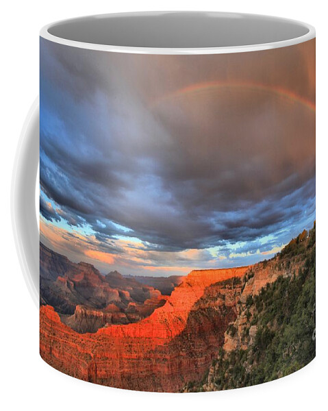 Mather Point Coffee Mug featuring the photograph Lucky Charms At Grand Canyon by Adam Jewell