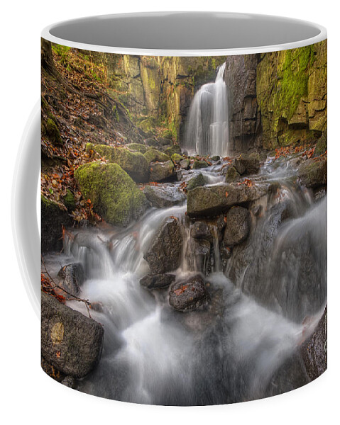 Yhun Suarez Coffee Mug featuring the photograph Lumsdale Falls 1.0 by Yhun Suarez