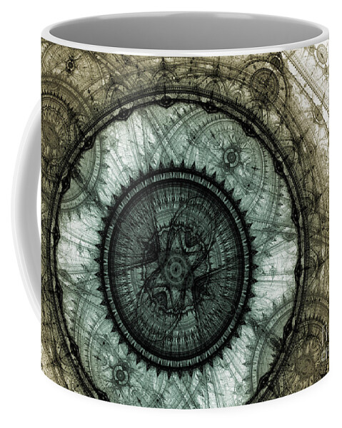Machine Coffee Mug featuring the digital art Machinist's Dream by Martin Capek