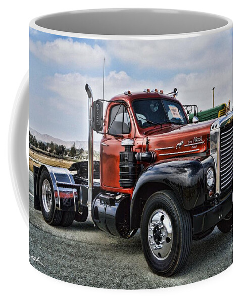 Mack Coffee Mug featuring the photograph Mack Truck by Tommy Anderson