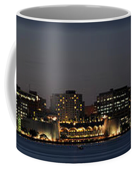 Madison Coffee Mug featuring the photograph Madison City Scape Panorama by Deborah Klubertanz