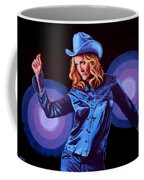 Madonna Coffee Mug featuring the painting Madonna Painting by Paul Meijering