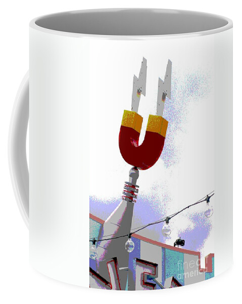 Magnet Coffee Mug featuring the digital art Magnetic by Valerie Reeves