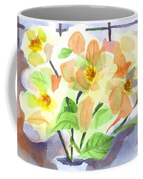 Magnolias In Bloom Coffee Mug featuring the painting Magnolias in Bloom by Kip DeVore