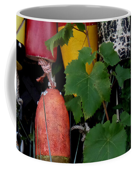 Lobster Buoys Coffee Mug featuring the photograph Maine Retirees by HEVi FineArt