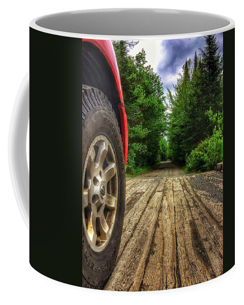 Trucks Coffee Mug featuring the photograph Maine Roads by Nick Heap