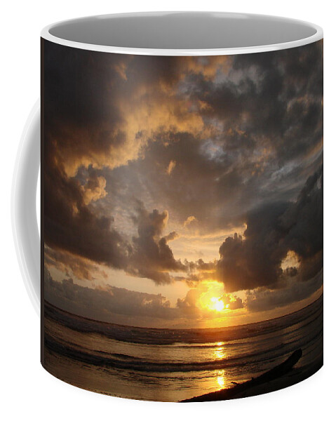 Sunset Coffee Mug featuring the photograph Majestic Sunset by Athena Mckinzie