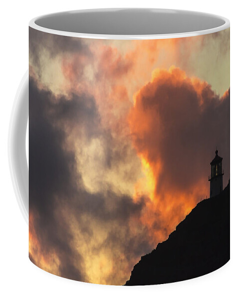 Hawaii Coffee Mug featuring the photograph Makapuu Lighthouse Sunrise 1 by Leigh Anne Meeks