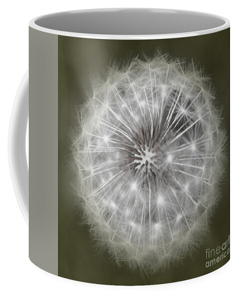 Dandelion Coffee Mug featuring the photograph Make A Wish by Peggy Hughes