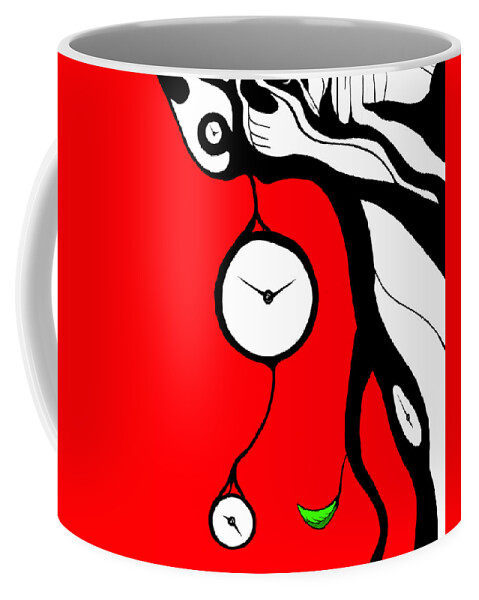 Tree Coffee Mug featuring the digital art Making Time by Craig Tilley