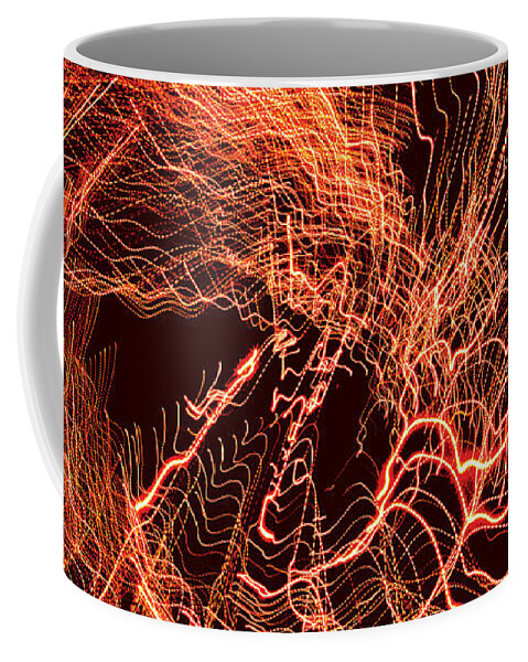 Abstract Coffee Mug featuring the photograph Man Move 0052 by David Davies
