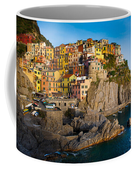 Architectural Coffee Mug featuring the photograph Manarola by Inge Johnsson