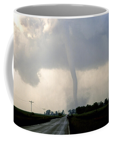 Tornado Coffee Mug featuring the photograph Manchester Tornado 1 of 6 by Jason Politte