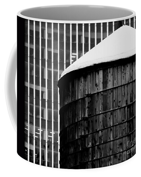Water Tank Coffee Mug featuring the photograph Manhattan Water Tank 3 by James Aiken