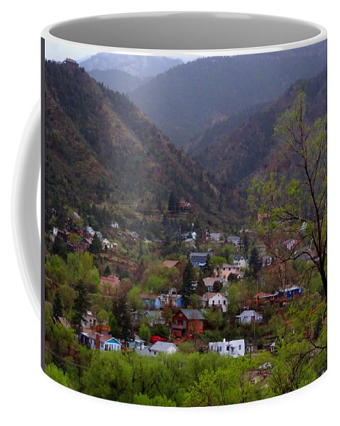 Landscape Coffee Mug featuring the photograph Manitou to the South III by Lanita Williams