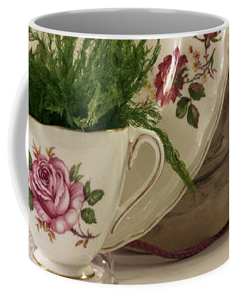 Roses Coffee Mug featuring the photograph Many Rose Designs Still Life by Sandra Foster