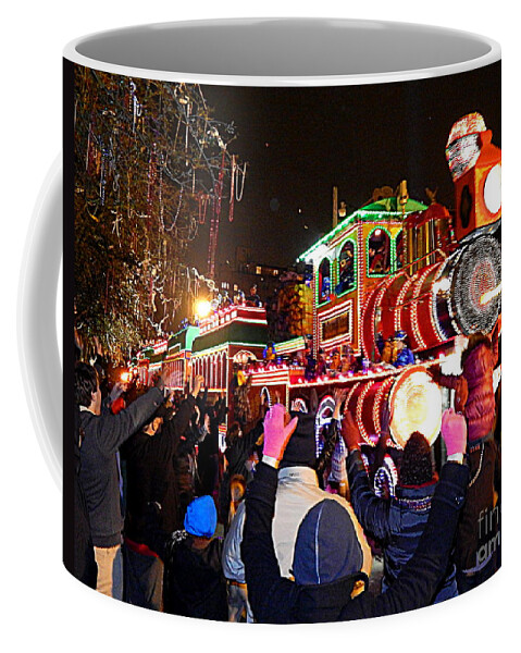 Nola Coffee Mug featuring the photograph New Orleans Mardi Gras 2014 Orpheus Super Float Smokey Mary by Michael Hoard