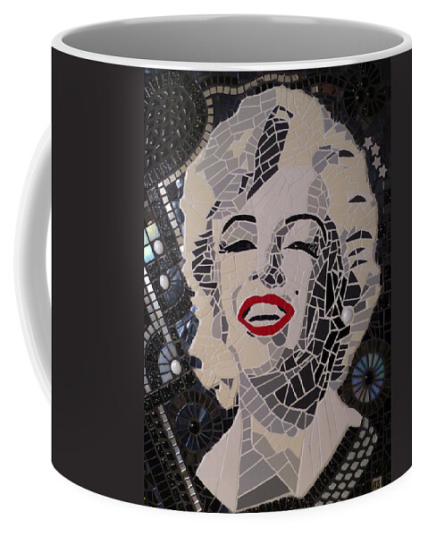 Marilyn Monroe Coffee Mug featuring the photograph Marilyn by Adriana Zoon
