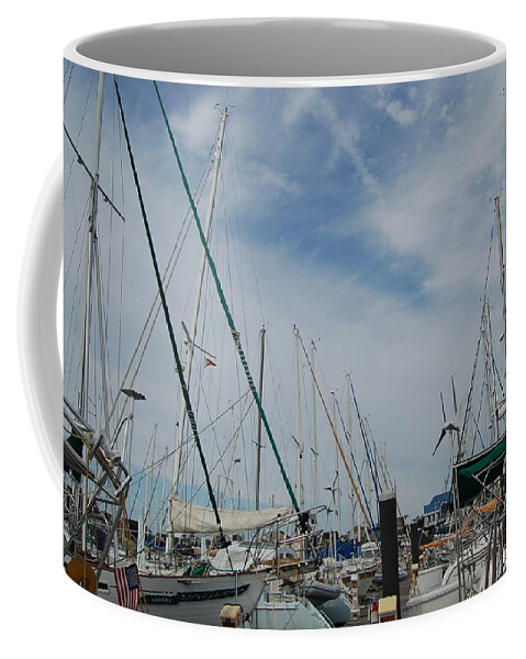 Sailboats Coffee Mug featuring the photograph Marina Life by Christopher James