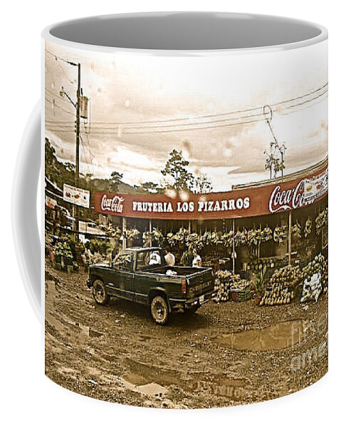 Farmer Coffee Mug featuring the photograph Market in Costa Rica by Christy Gendalia