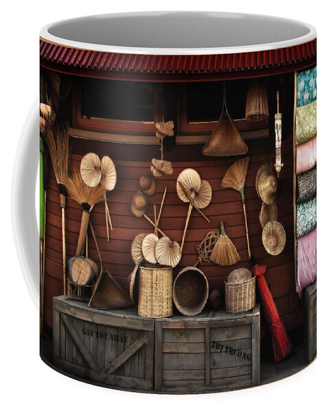 Marketplace Coffee Mug featuring the photograph Marketplace by Peggy Dietz