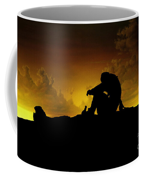 Pirate Coffee Mug featuring the photograph Marooned Pirate by Phil Cardamone