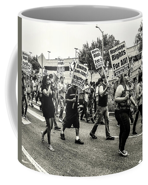Rebecca Dru Photography Coffee Mug featuring the photograph Marriage Rights for All by Rebecca Dru