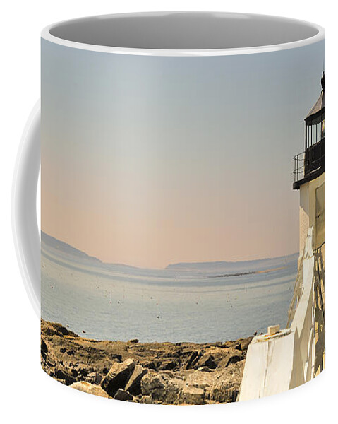 Marshall Point Lighthouse Coffee Mug featuring the photograph Marshall Point Lighthouse Maine by Marianne Campolongo