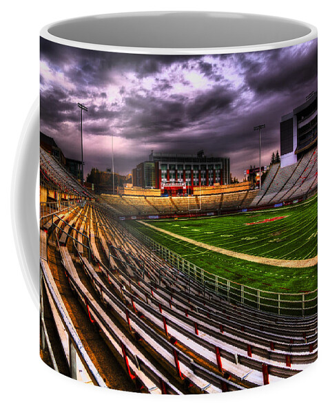 Washington State University Coffee Mug featuring the photograph Martin Stadium - Home of WSU Football by David Patterson