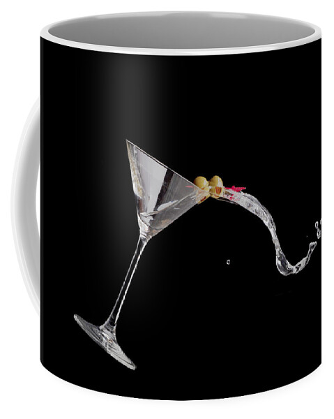 Drink Coffee Mug featuring the photograph Martini Spill by Alexey Stiop