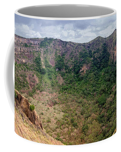 Central Coffee Mug featuring the photograph Masaya old crater Nicaragua 1 by Rudi Prott
