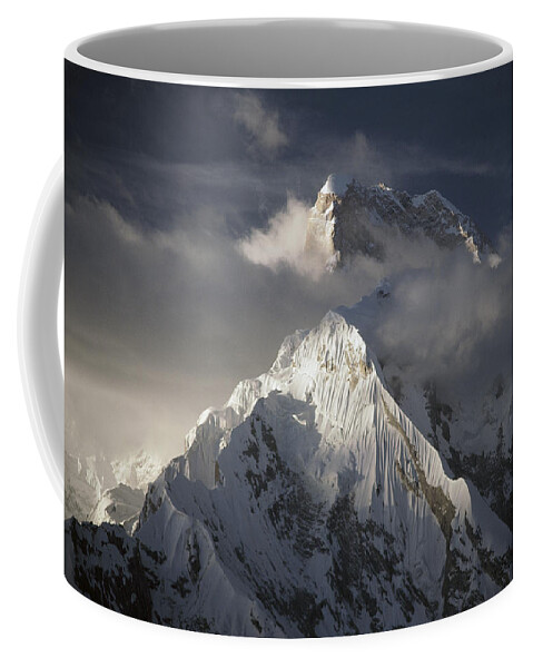 Feb0514 Coffee Mug featuring the photograph Masherbrum K1 Karakoram Mts Pakistan by Ned Norton